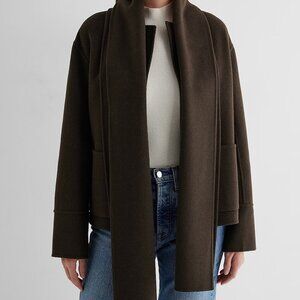 Express Wool Blend Scarf Jacket